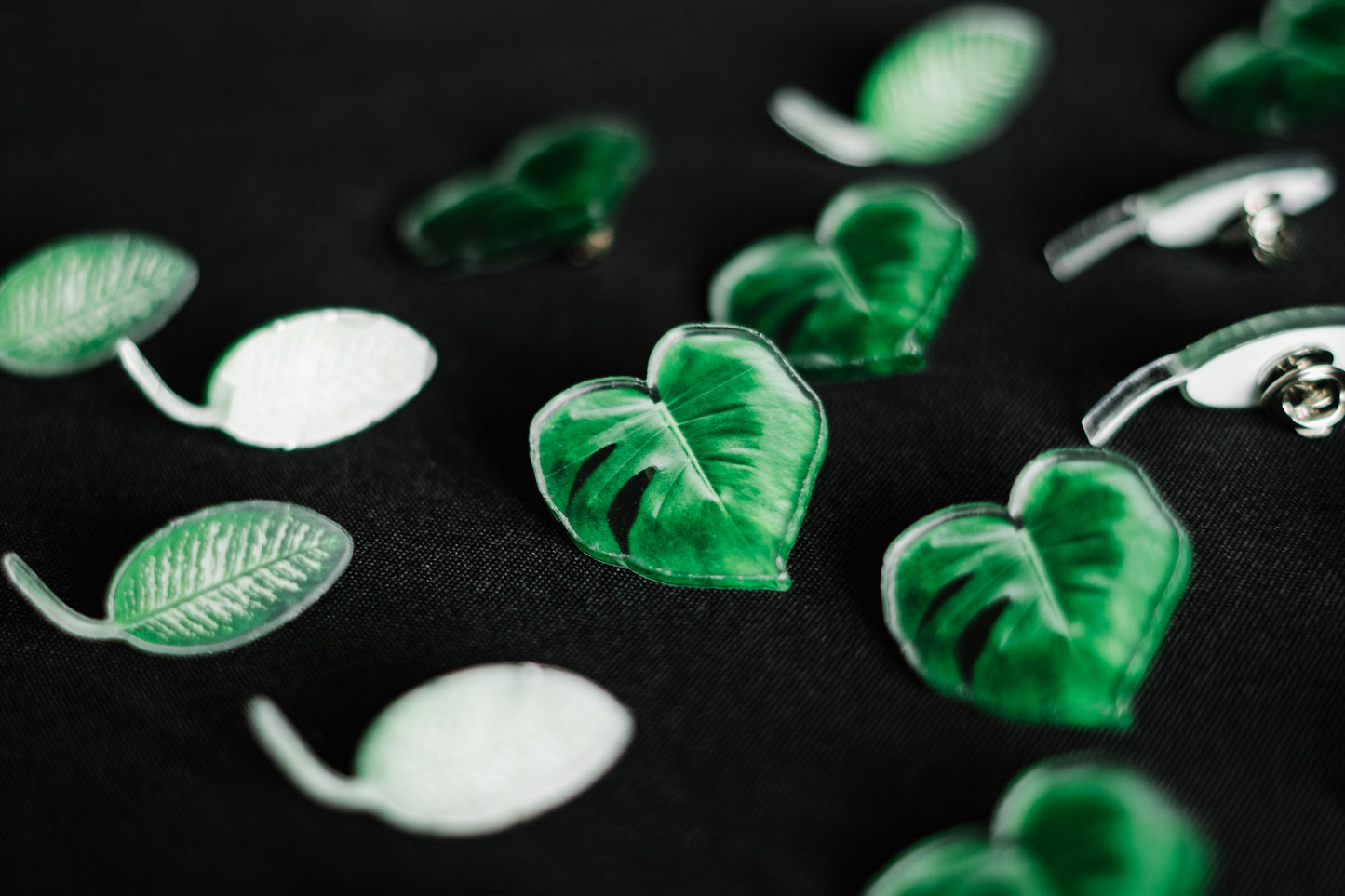 Monstera Heart Pin