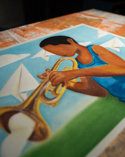 Little Boy Blue Print