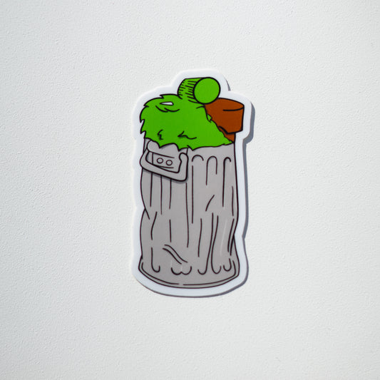Grouch Lighter 3" Sticker