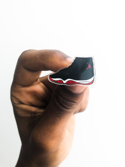 Red 11s - Limited Illustration Pin