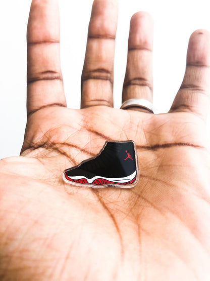 Red 11s - Limited Illustration Pin