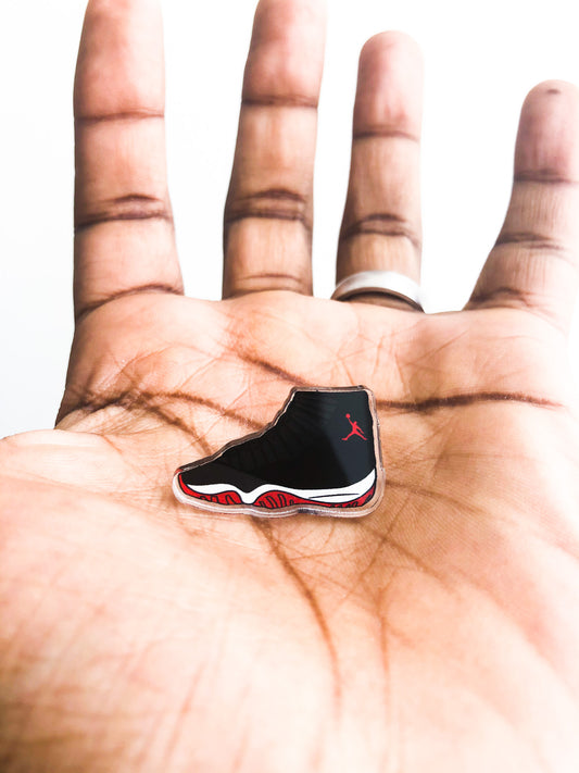 Red 11s - Limited Illustration Pin
